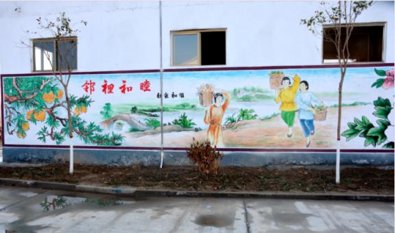  鄢陵乡镇文化墙 乡风文明焕发新活力